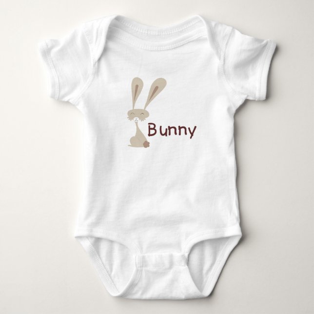 Camisetas bebé conejo conejo conejo conejo conejo  (Anverso)