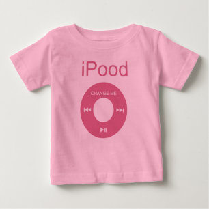 camisetas bebés divertidos de iPood