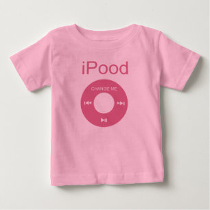 Camisetas bebés divertidos de iPood