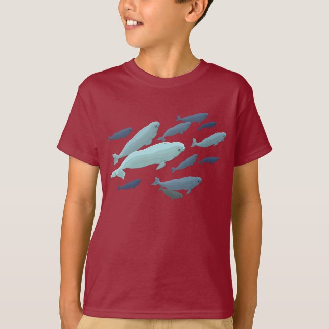 Camisetas Beluga de la sudadera de ballena Beluga  (Anverso)