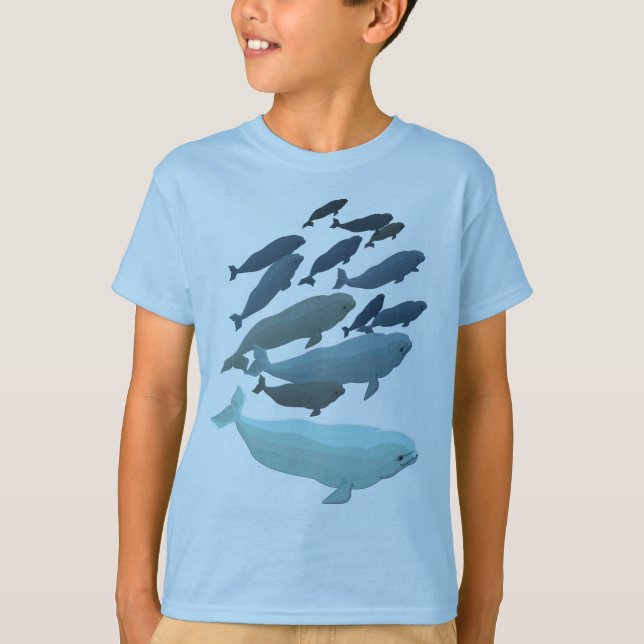 Camisetas Beluga del niño Beluga de la sudadera de (Anverso)