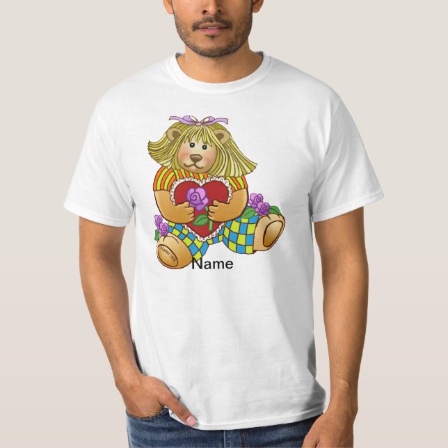 Camisetas Betsy Bear Love personalizado (Anverso)