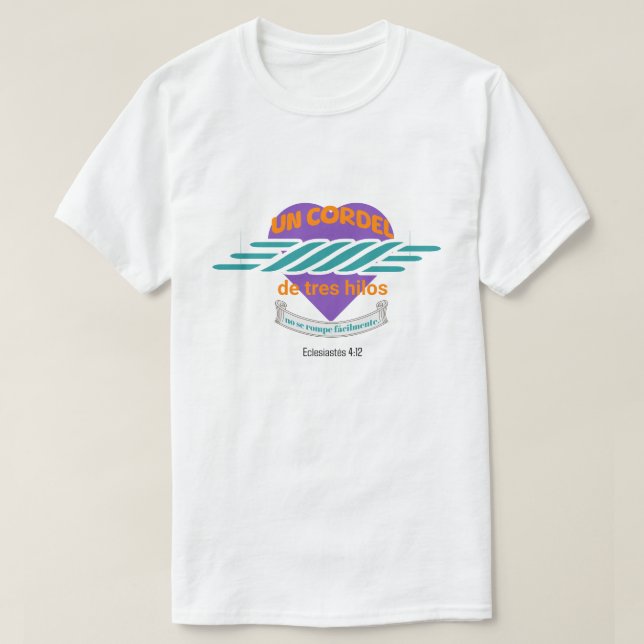 Camisetas bienaventurados, parejas fortalecidas (Diseño del anverso)