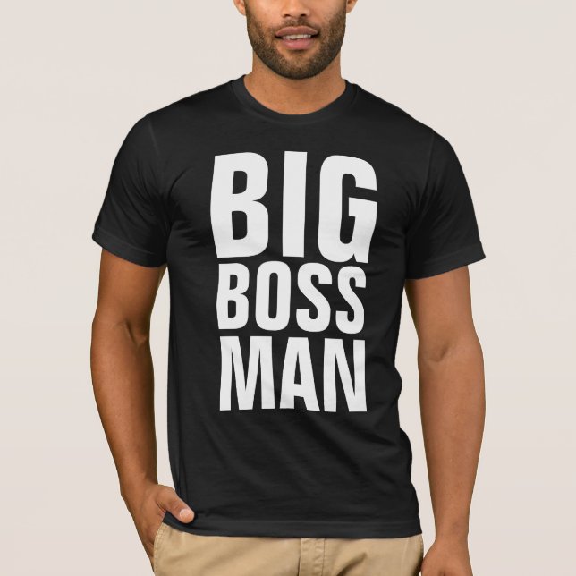 Camisetas BIG BOSS MAN (Anverso)