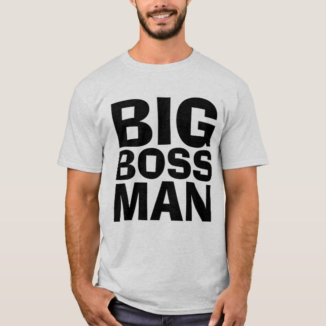 Camisetas BIG BOSS MAN y sudaderas (Anverso)