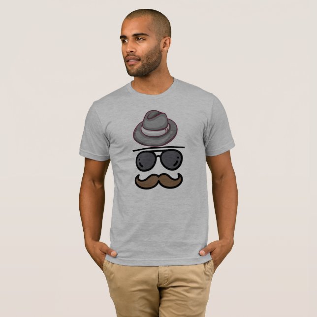 Camisetas Bigote (Anverso completo)