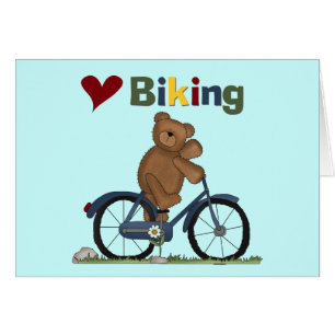 Camisetas Biking y regalos del amor azul de la