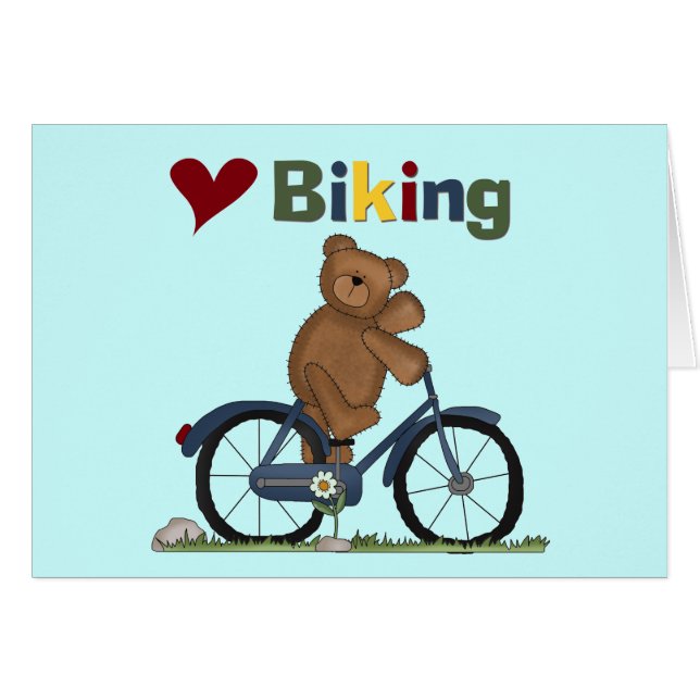 Camisetas Biking y regalos del amor azul de la (Anverso (Horizontal))