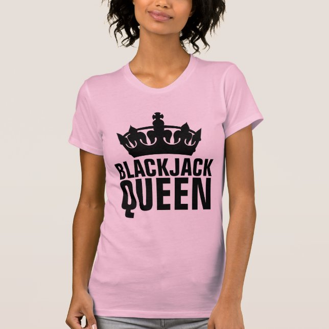 Camisetas BLACKJACK QUEEN (Anverso)