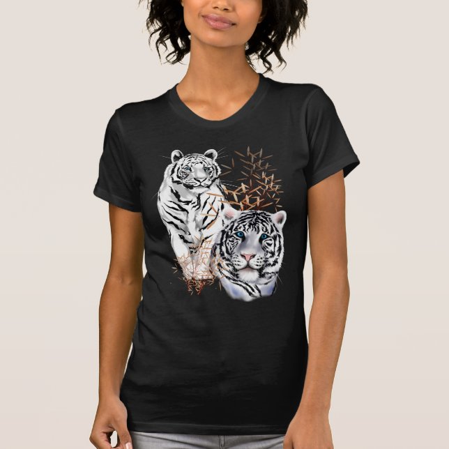Camisetas blanco de los tigres (Anverso)