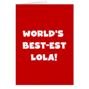 Camisetas blancos y negros del Mejor-est Lola del