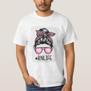 Camisetas blanqueados Leopardo Rosa