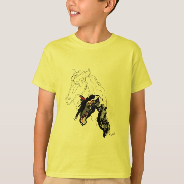 Camisetas Boys : Amor al caballo (Anverso)
