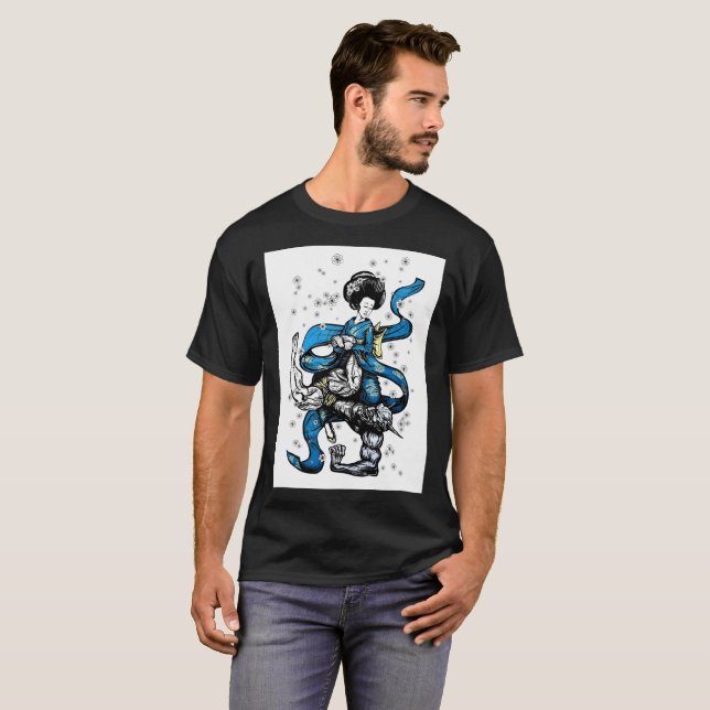 Camisetas brasileñas del jitsu del jiu (Anverso completo)
