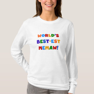 Camisetas brillantes de los colores del Mejor-est