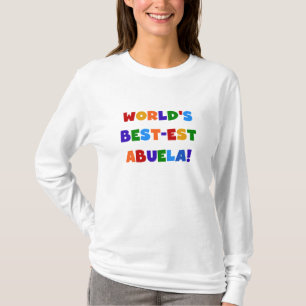 Camisetas brillantes de los colores del Mejor-est