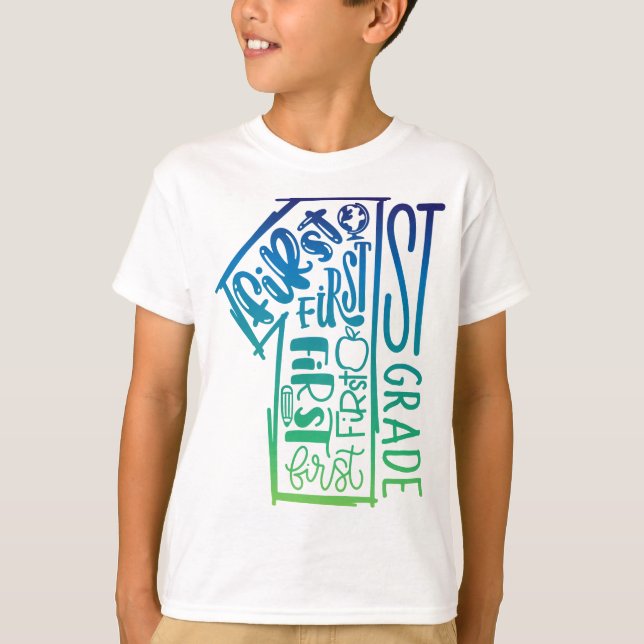 Camisetas, camiseta de 1 grado, (Anverso)