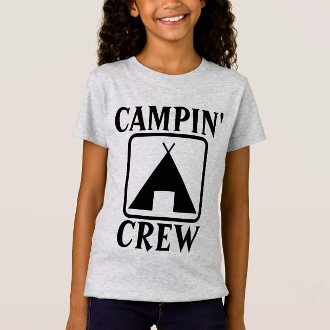 Camisetas CAMPIN' CREW CAMPING (Anverso)
