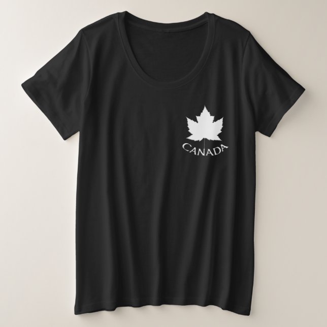 Camisetas Canada Shirt Plus Size Canada (Anverso del diseño)