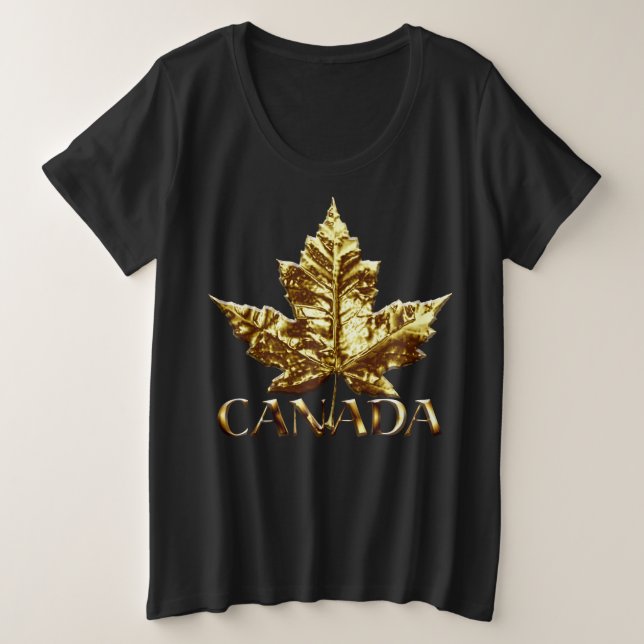 Camisetas Canada Shirt Plus Size Canada (Anverso del diseño)
