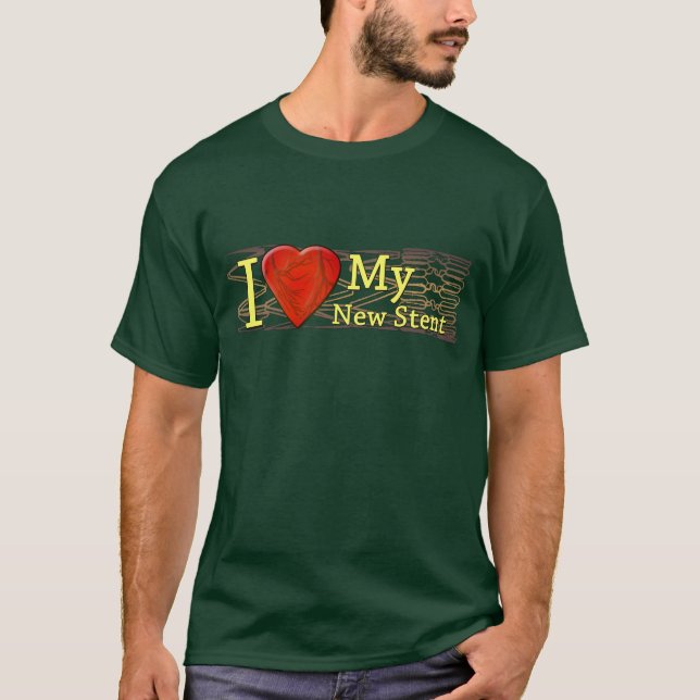Camisetas cardiacas del Stent de los regalos el | (Anverso)