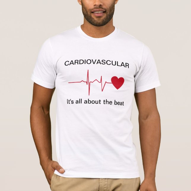 Camisetas cardiovasculares de la salud del corazón (Anverso)