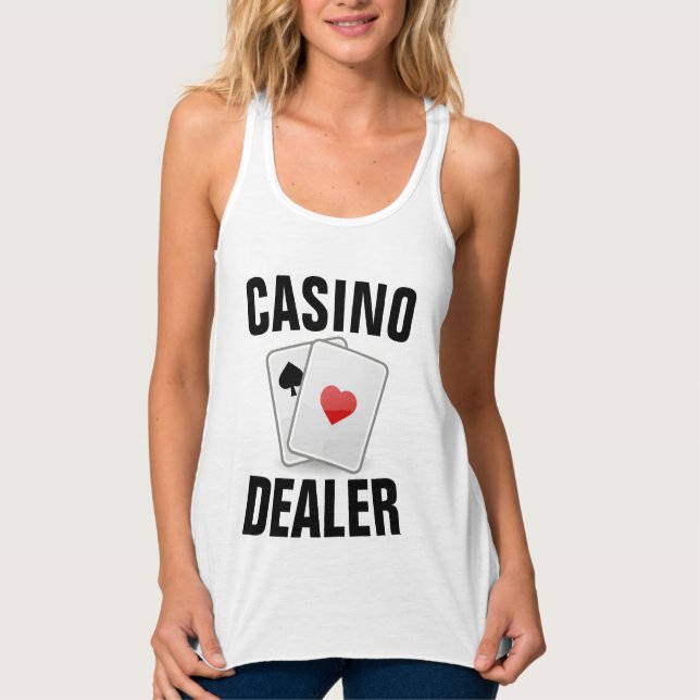 Camisetas CASINO DEALER (Anverso)