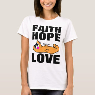 Camisetas CAT CRISTIANAS, FAITH HOPE LOVE, Gibby C