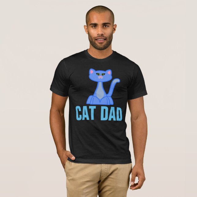 Camisetas CAT DAD Black (Anverso completo)
