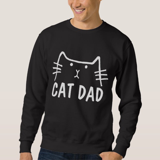 Camisetas CAT DAD Black (Anverso)