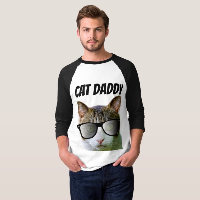 Camisetas CAT DAD DADDY Gafas de sol (Anverso completo)