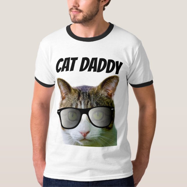 Camisetas CAT DAD DADDY Gafas de sol (Anverso)