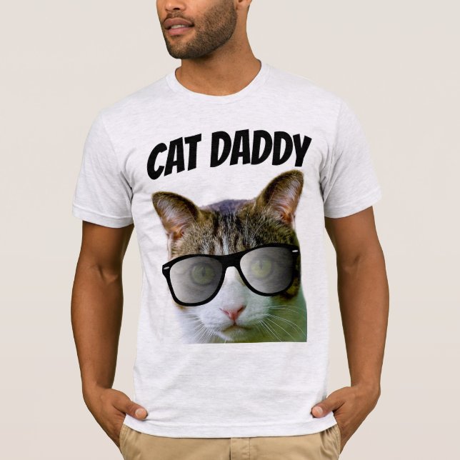 Camisetas CAT DAD DADDY Gafas de sol (Anverso)