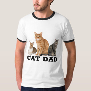 Camisetas CAT DAD (Ginger Tabby)