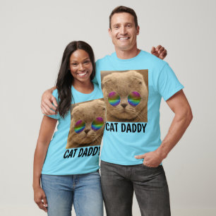 Camisetas CAT DAD, lomos divertidos para hombres