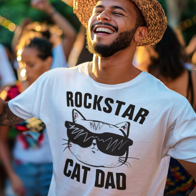 Camisetas CAT DAD ROCKSTAR (Subido por el creador)