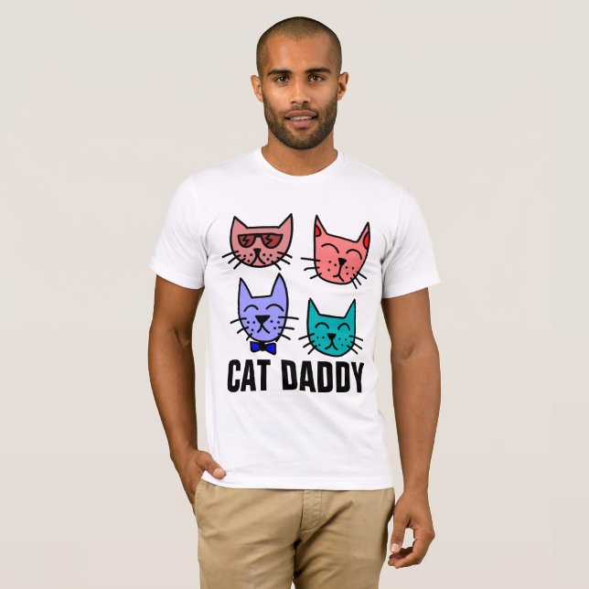 Camisetas CAT DADDY (DAD) (Anverso completo)