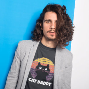 Camisetas CAT DADDY VINTAGE RETRO ESTILO