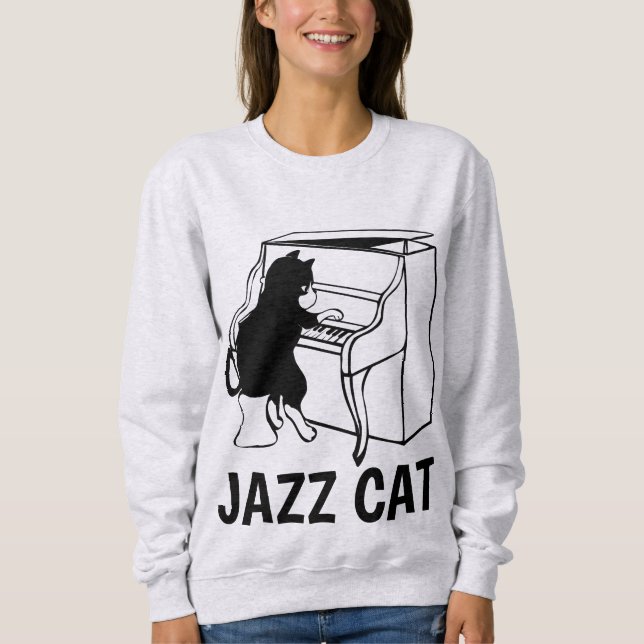 Camisetas CAT de JAZZ PIANO (Anverso)