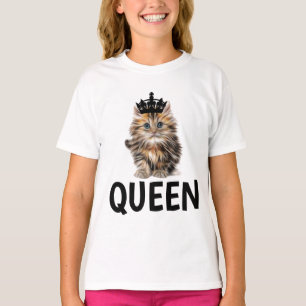 Camisetas CAT de QUEEN, damas Chicas