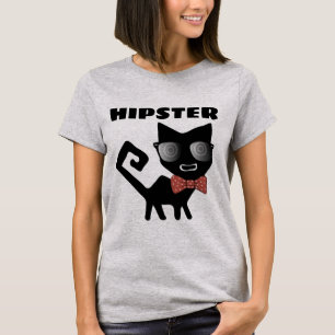 Camisetas CAT HIPSTER, divertida