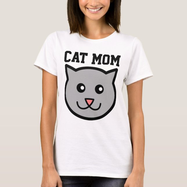 Camisetas CAT MOM (Anverso)