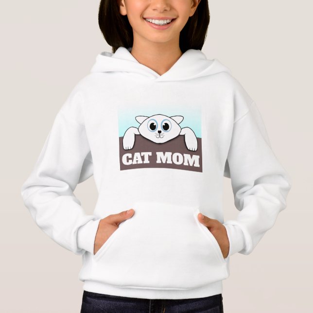 Camisetas CAT MOM Cute Chicas (Anverso)