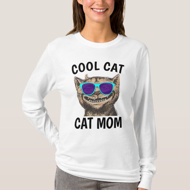 Camisetas CAT MOM, gafas de sol CAT (Anverso)