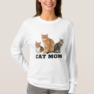 Camisetas CAT MOM (Ginger Tabby)