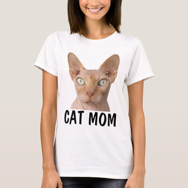 Camisetas CAT MOM SPHYNX (Anverso)