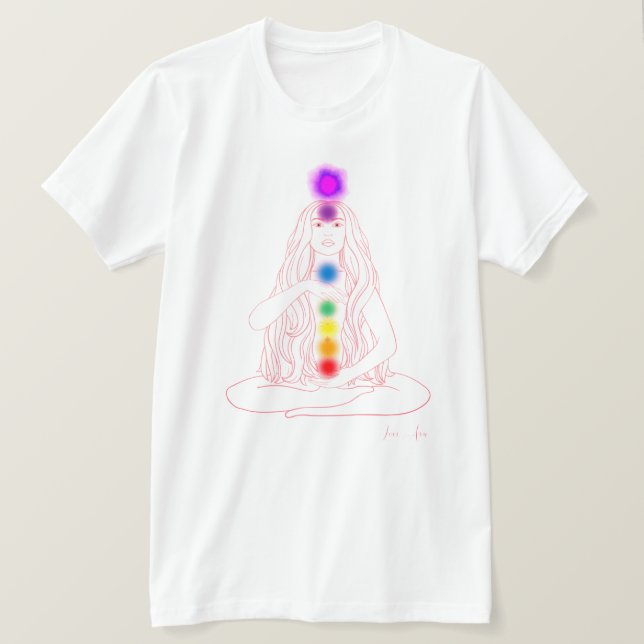 Camisetas Chakras y sudaderas (Anverso del diseño)