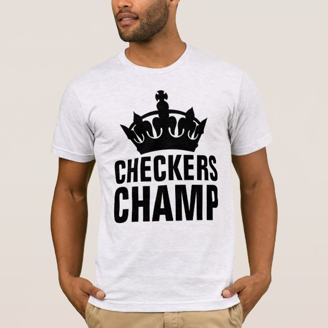 Camisetas CHECKERS CHAMP (Anverso)