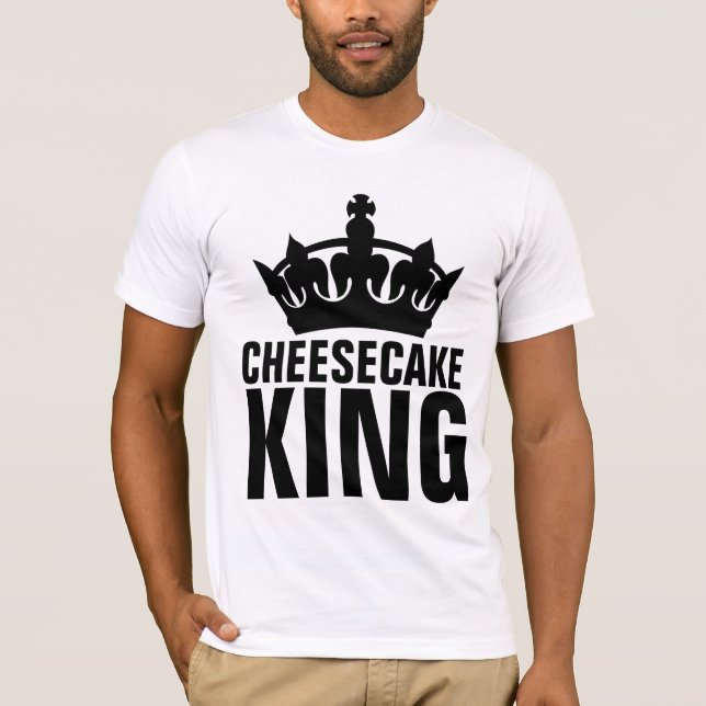 Camisetas CHEESECAKE KING (Anverso)