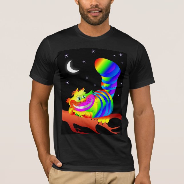 Camisetas Cheshire Cat sonrientes (Anverso)